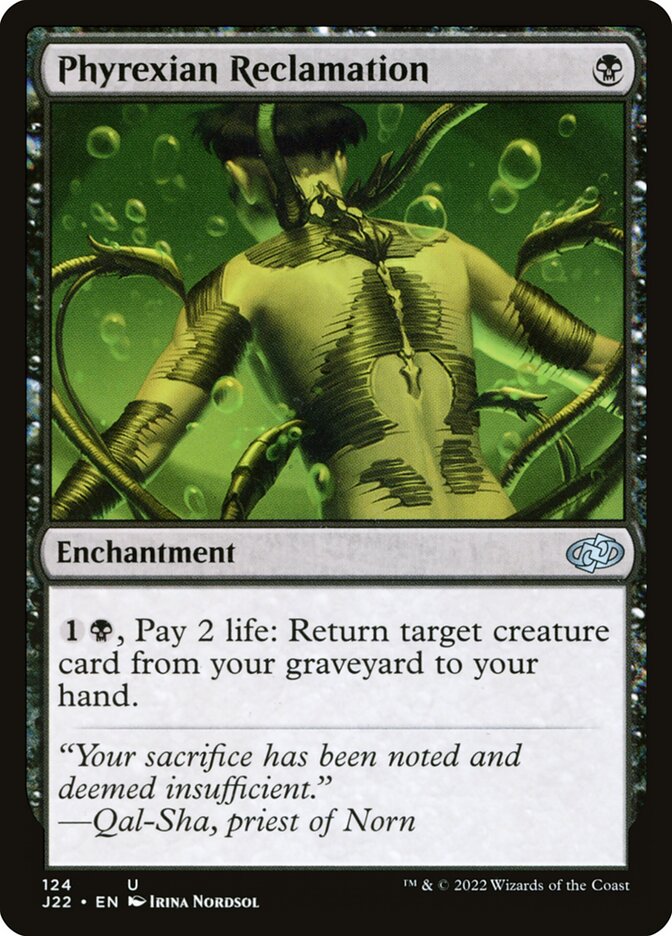 Reclamação Phyrexiana / Phyrexian Reclamation - Magic: The Gathering - MoxLand