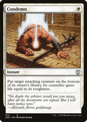 Condenar / Condemn - Magic: The Gathering - MoxLand