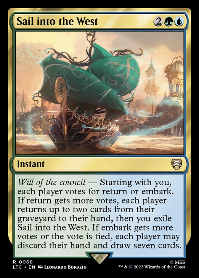 Navegar para o Oeste / Sail into the West - Magic: The Gathering - MoxLand