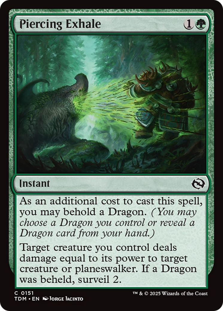 Exalação Perfurante / Piercing Exhale - Magic: The Gathering - MoxLand