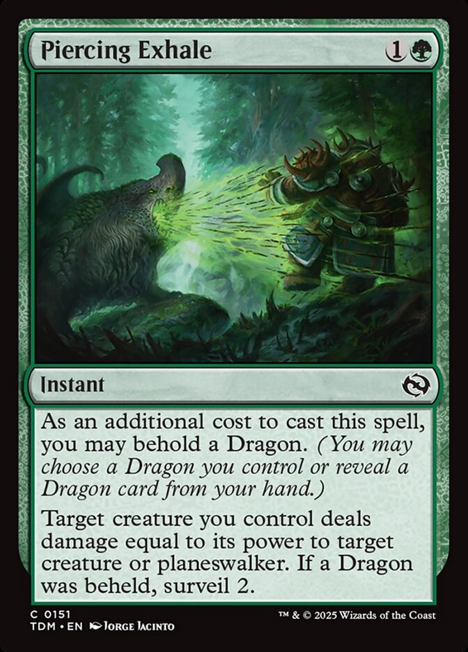 Exalação Perfurante / Piercing Exhale - Magic: The Gathering - MoxLand
