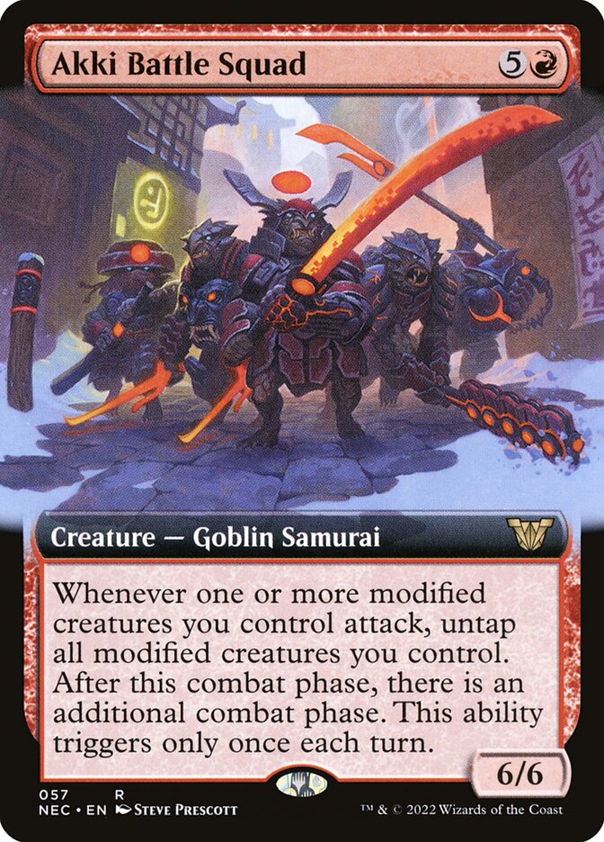 Esquadrão de Batalha Akki / Akki Battle Squad - Magic: The Gathering - MoxLand