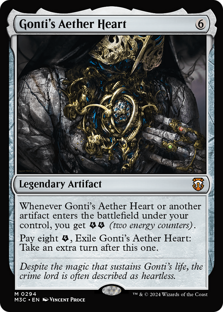 Coração Etérico de Gonti / Gonti's Aether Heart - Magic: The Gathering - MoxLand