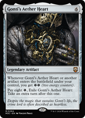 Coração Etérico de Gonti / Gonti's Aether Heart - Magic: The Gathering - MoxLand