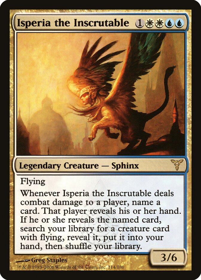 Isperia, a Inescrutável / Isperia the Inscrutable - Magic: The Gathering - MoxLand