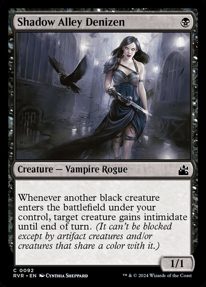 Habitante do Beco das Sombras / Shadow Alley Denizen - Magic: The Gathering - MoxLand