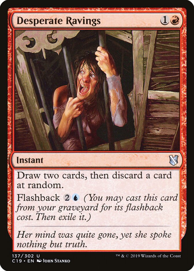 Delírios Desesperados / Desperate Ravings - Magic: The Gathering - MoxLand