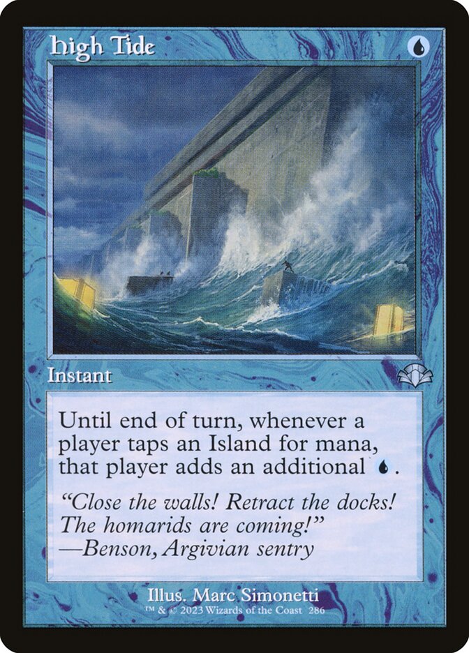 Maré Alta / High Tide - Magic: The Gathering - MoxLand