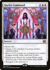 Comando de Kayla / Kayla's Command - Magic: The Gathering - MoxLand