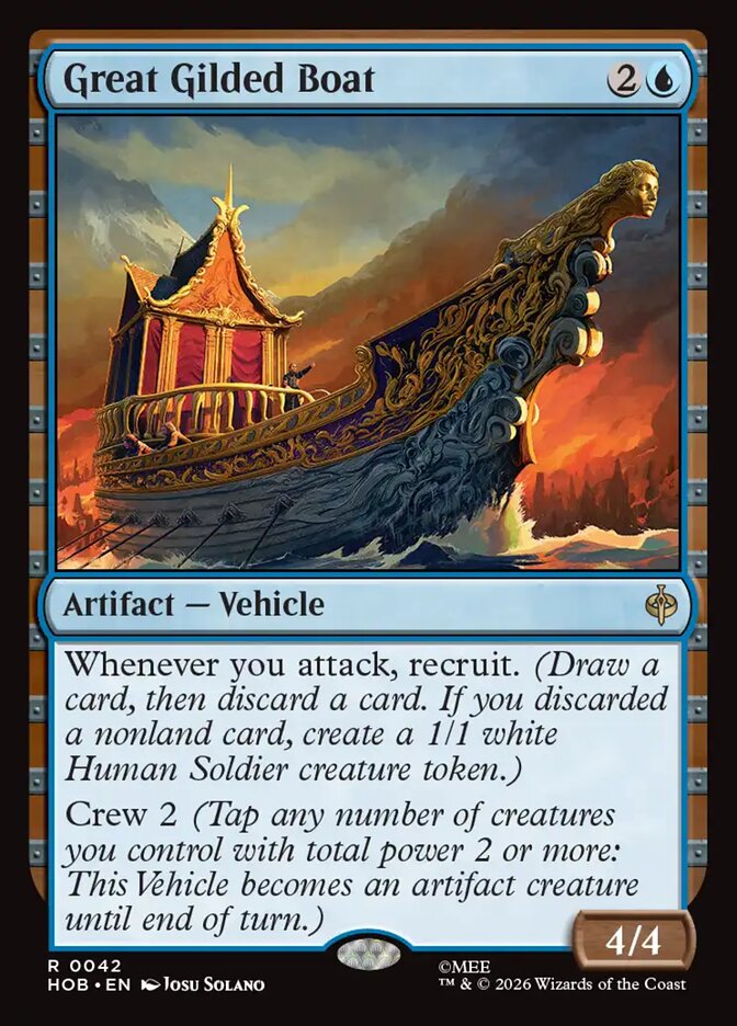 Great Gilded Boat