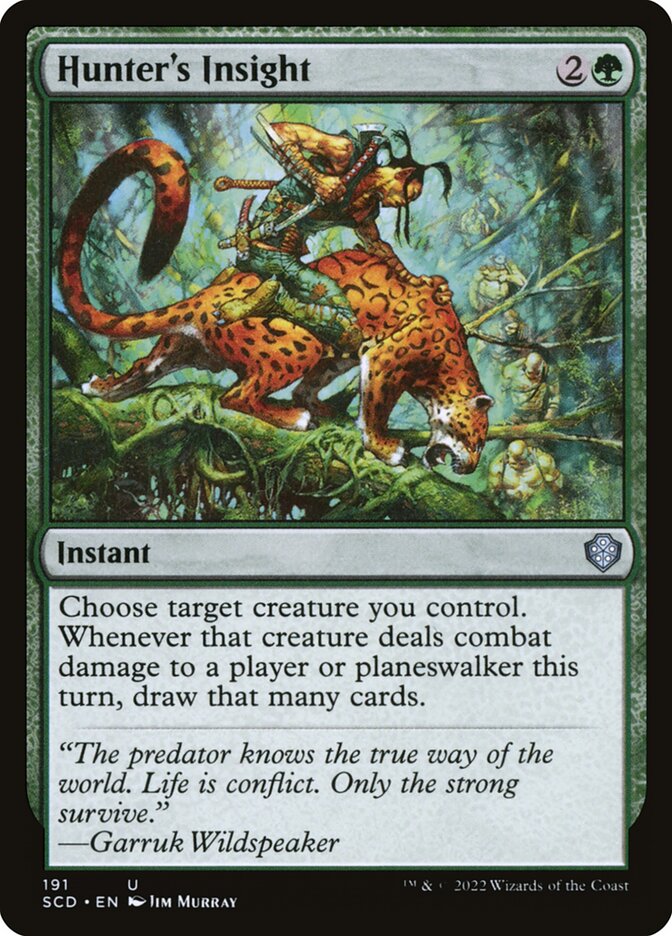 Percepção do Caçador / Hunter's Insight - Magic: The Gathering - MoxLand