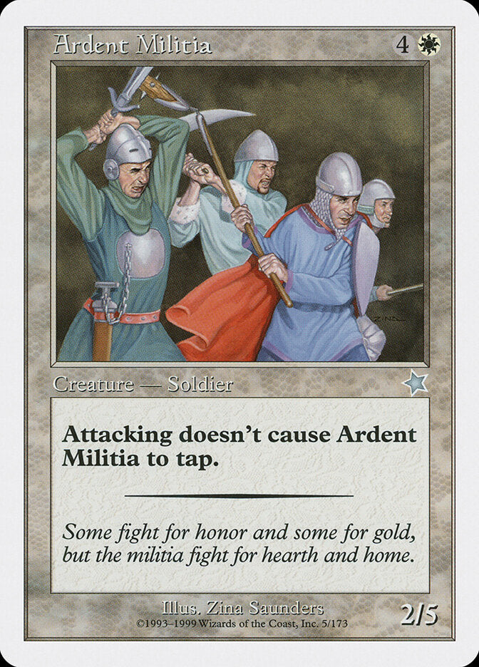 Milícia Fervorosa / Ardent Militia - Magic: The Gathering - MoxLand