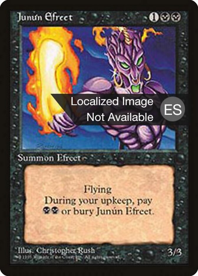 Efrite Junún / Junún Efreet - Magic: The Gathering - MoxLand