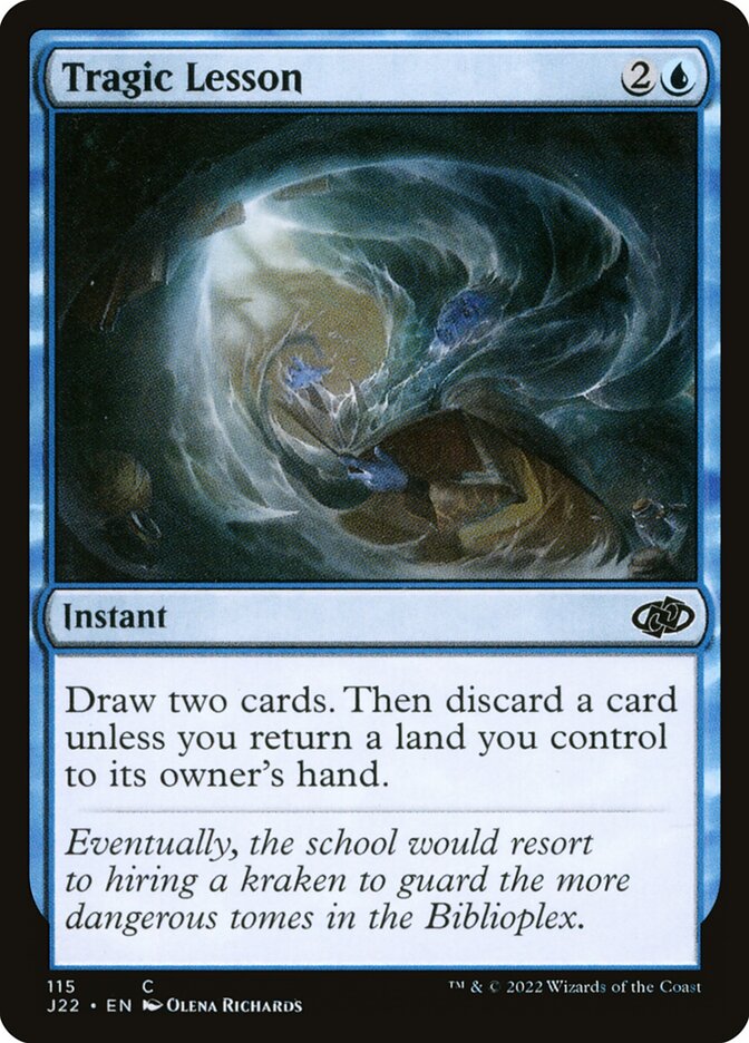 Lição Trágica / Tragic Lesson - Magic: The Gathering - MoxLand