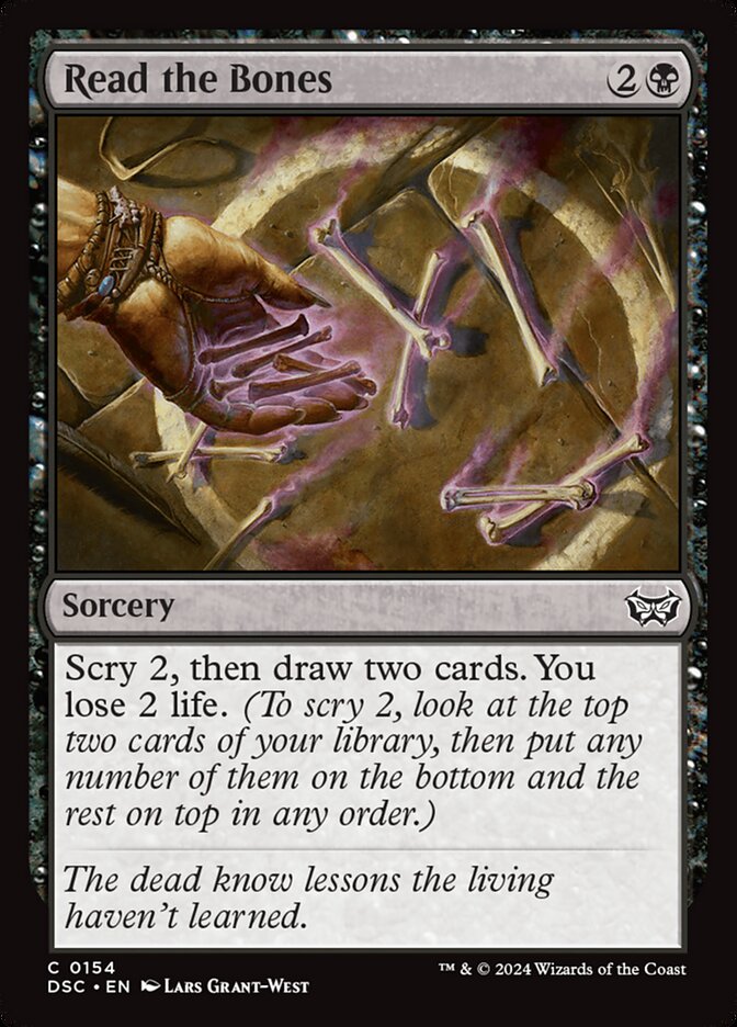 Leia os Ossos / Read the Bones - Magic: The Gathering - MoxLand