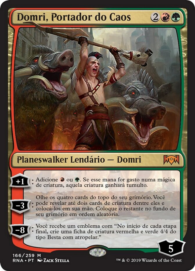 Domri, Portador do Caos / Domri, Chaos Bringer - Magic: The Gathering - MoxLand