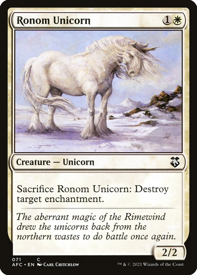 Unicórnio de Ronom / Ronom Unicorn - Magic: The Gathering - MoxLand