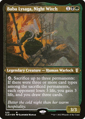 Baba Lysaga, Bruxa da Noite / Baba Lysaga, Night Witch - Magic: The Gathering - MoxLand