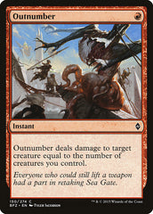 Suplantar em Número / Outnumber - Magic: The Gathering - MoxLand
