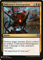 Desintegração Ilícita / Unlicensed Disintegration - Magic: The Gathering - MoxLand