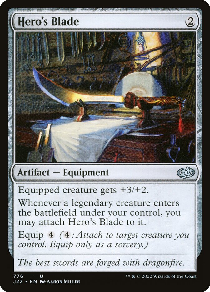 Lâmina do Herói / Hero's Blade - Magic: The Gathering - MoxLand