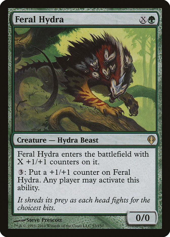 Hidra Selvagem / Feral Hydra - Magic: The Gathering - MoxLand