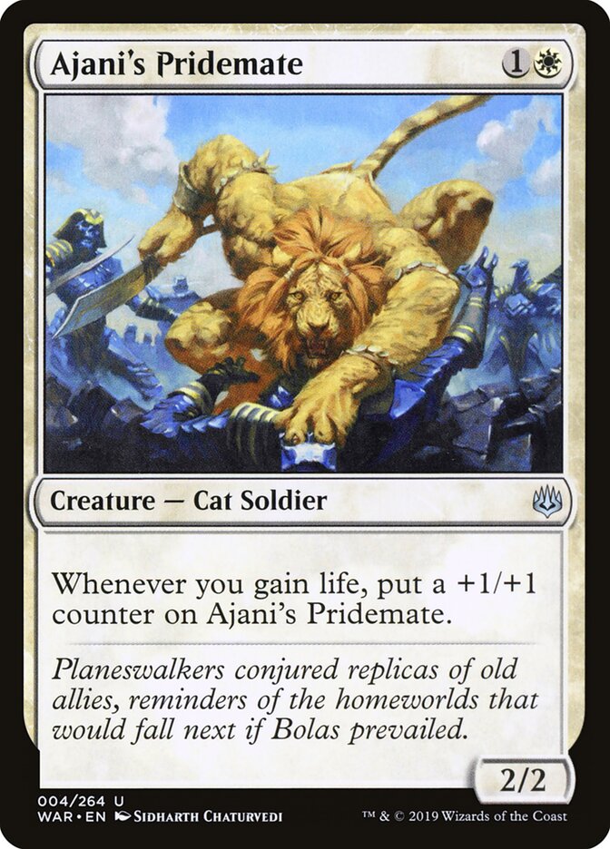 Companheiro de Bando de Ajani / Ajani's Pridemate - Magic: The Gathering - MoxLand