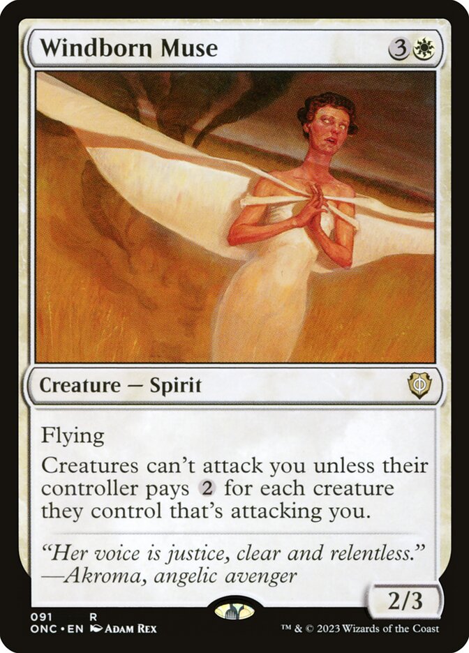 Musa Nascida do Vento / Windborn Muse - Magic: The Gathering - MoxLand