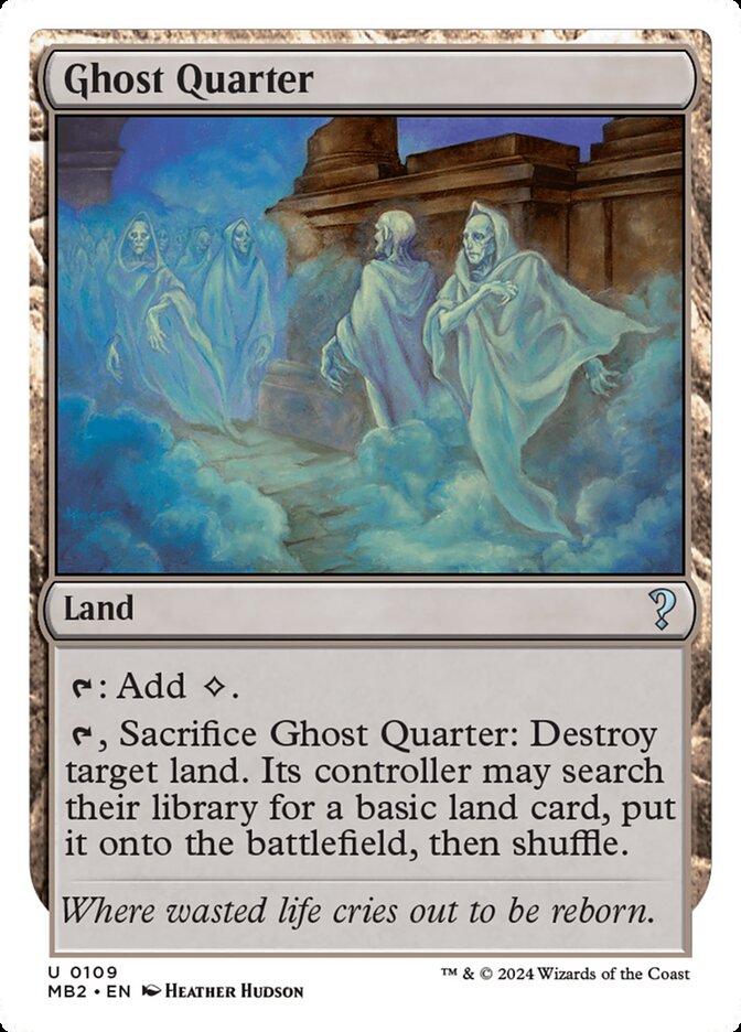 Quarteirão Fantasma / Ghost Quarter - Magic: The Gathering - MoxLand