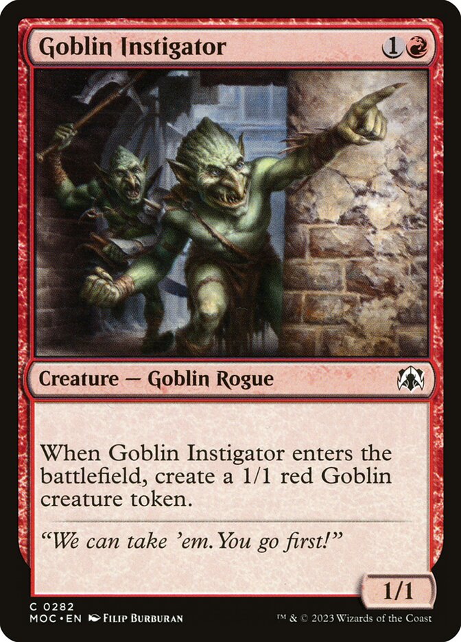 Instigador Goblin / Goblin Instigator - Magic: The Gathering - MoxLand