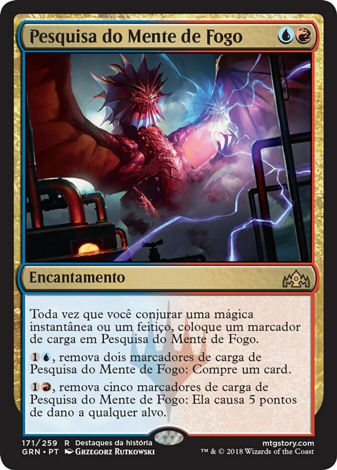 Pesquisa do Mente de Fogo
 / Firemind's Research - Magic: The Gathering - MoxLand