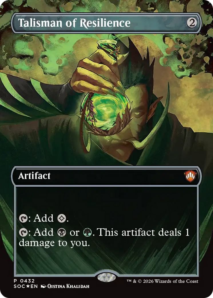 Talismã da Resiliência / Talisman of Resilience - Magic: The Gathering - MoxLand
