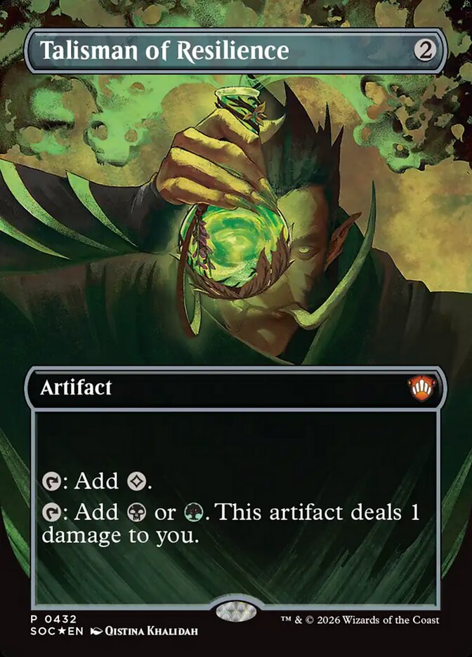 Talismã da Resiliência / Talisman of Resilience - Magic: The Gathering - MoxLand