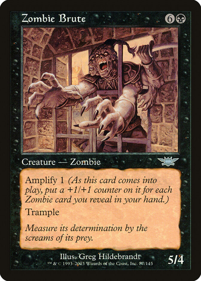 Bruto Zumbi / Zombie Brute - Magic: The Gathering - MoxLand