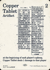 Copper Tablet - Magic: The Gathering - MoxLand