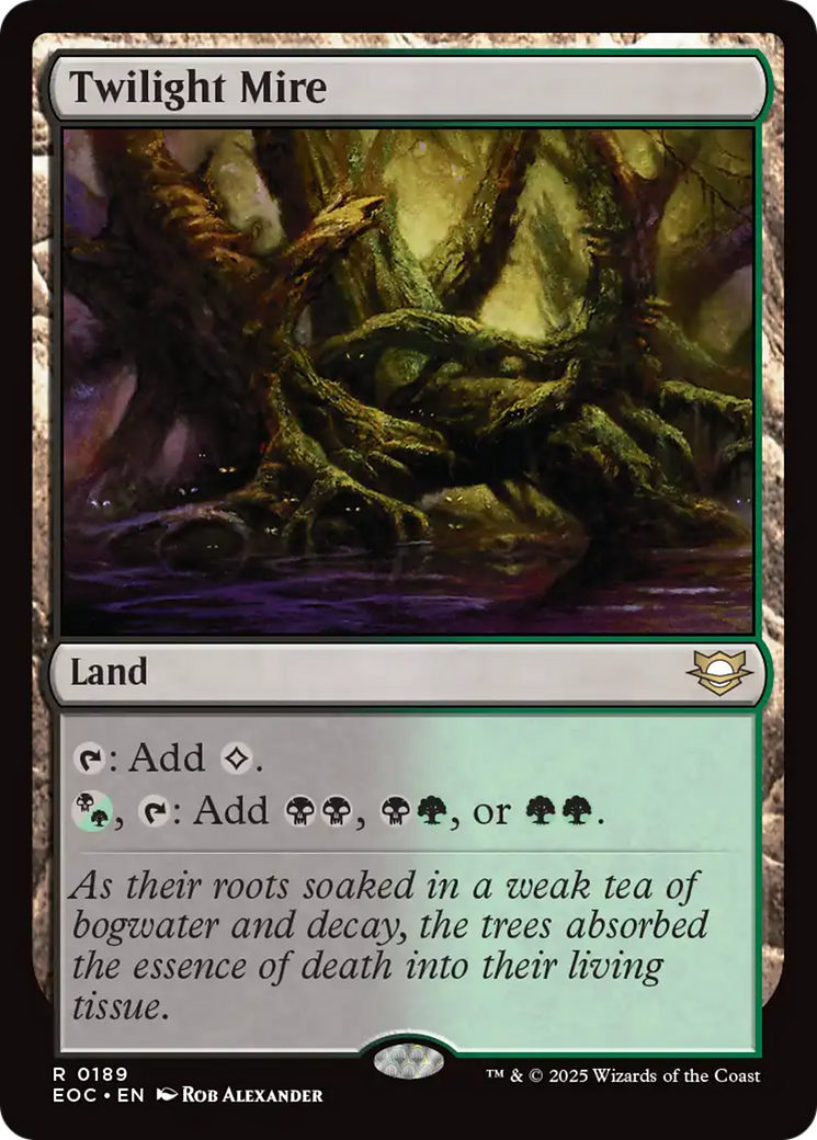 Lodaçal do Crepúsculo / Twilight Mire - Magic: The Gathering - MoxLand