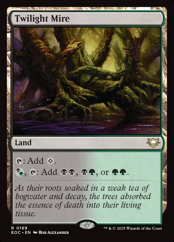 Lodaçal do Crepúsculo / Twilight Mire - Magic: The Gathering - MoxLand