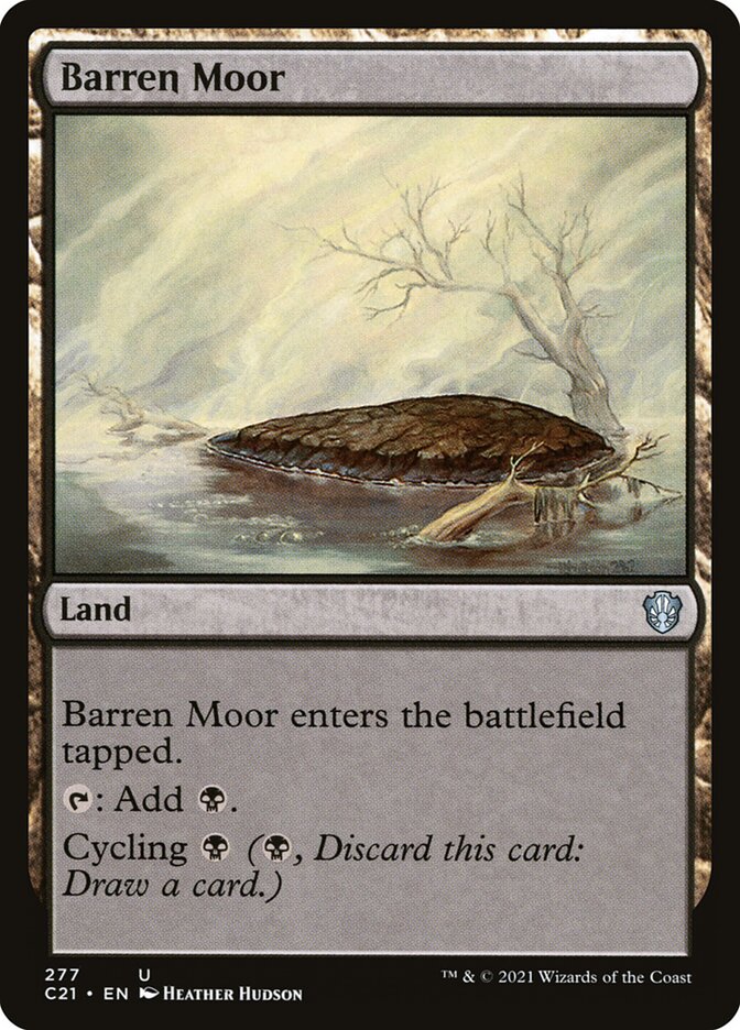 Charneca Estéril / Barren Moor - Magic: The Gathering - MoxLand