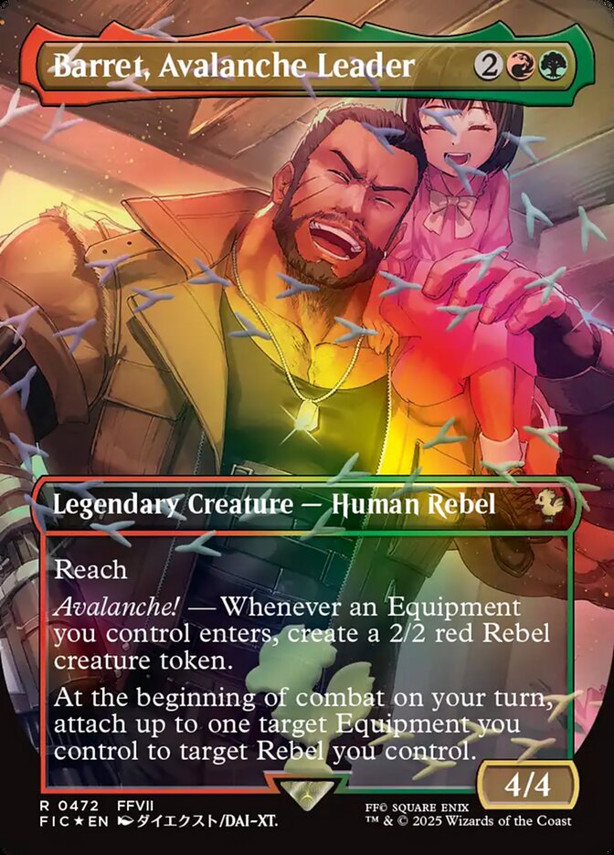 Barret, Avalanche Leader - Magic: The Gathering - MoxLand
