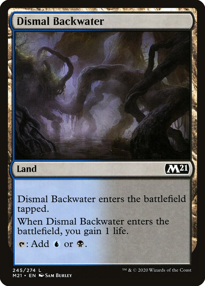 Remanso Funesto / Dismal Backwater - Magic: The Gathering - MoxLand