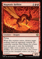 Dragão Avérneo Magmático / Magmatic Hellkite - Magic: The Gathering - MoxLand
