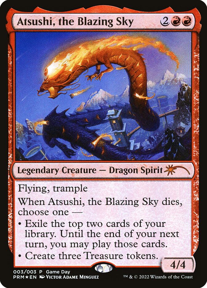 Atsushi, o Céu Flamejante / Atsushi, the Blazing Sky - Magic: The Gathering - MoxLand