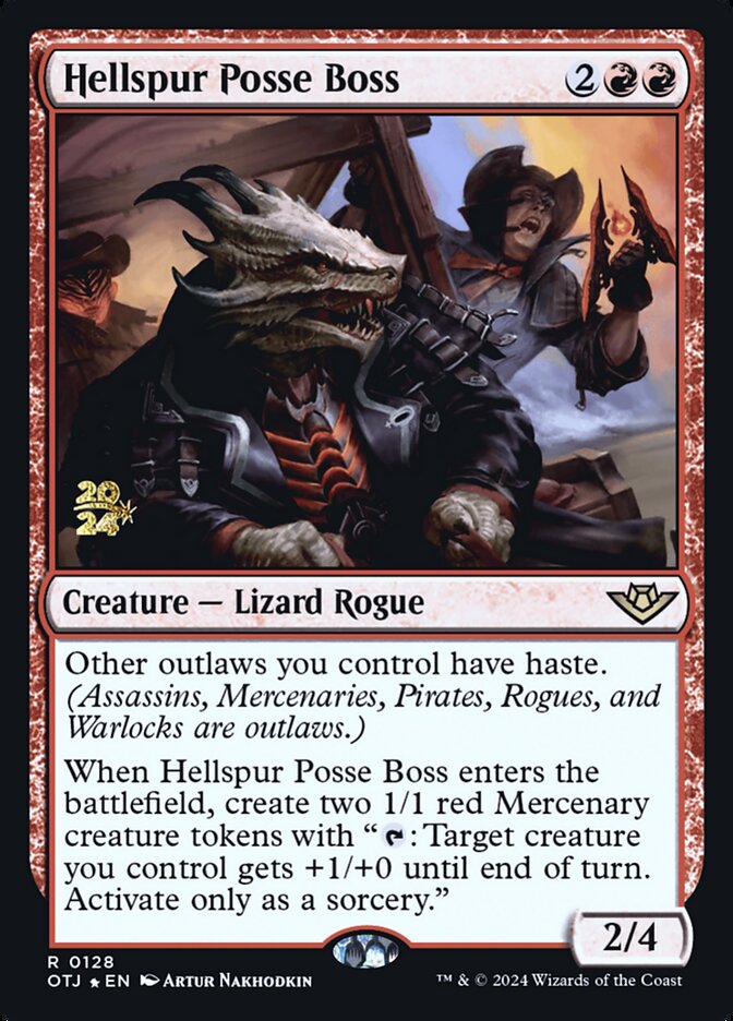 Chefe de Milícia Necrospora / Hellspur Posse Boss - Magic: The Gathering - MoxLand