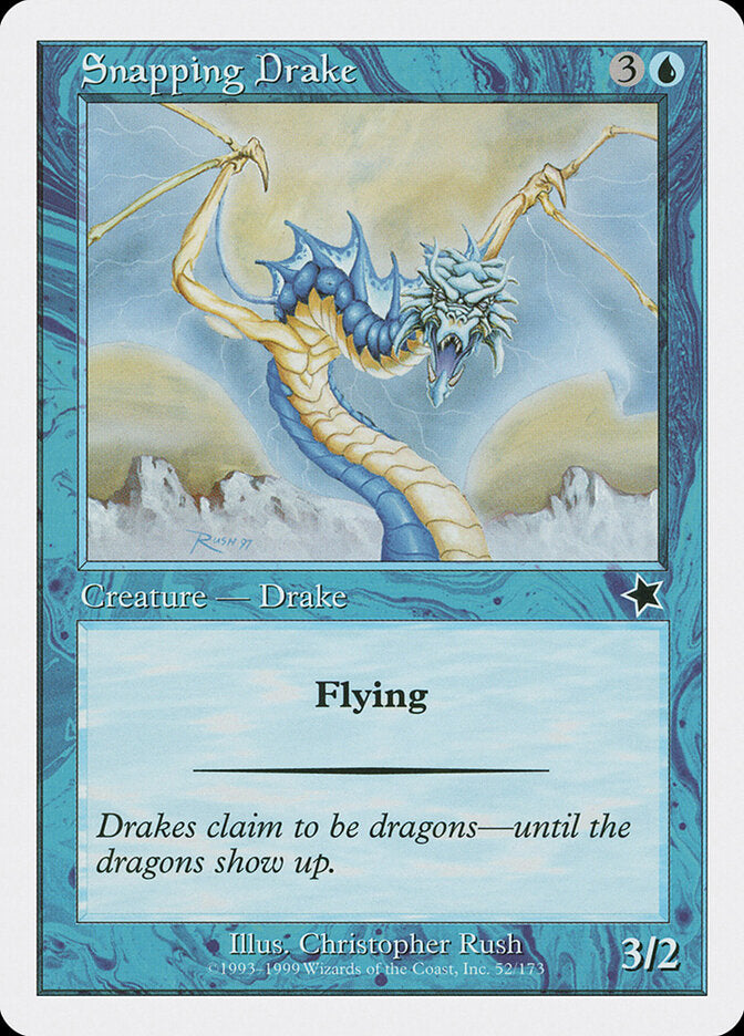 Dragonete Trinchador / Snapping Drake - Magic: The Gathering - MoxLand