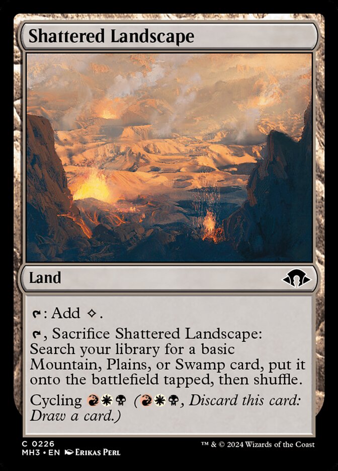Paisagem Despedaçada / Shattered Landscape - Magic: The Gathering - MoxLand