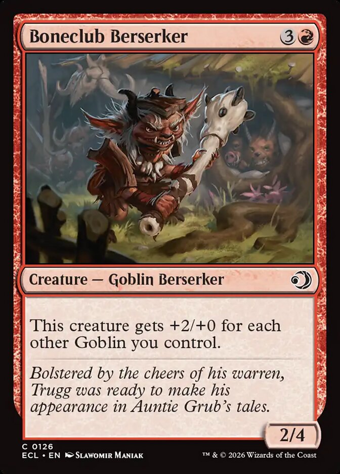 Amoque da Clava Óssea / Boneclub Berserker - Magic: The Gathering - MoxLand