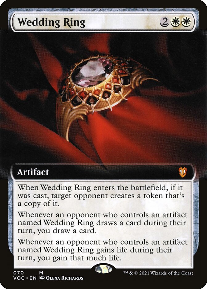 Aliança de Casamento / Wedding Ring - Magic: The Gathering - MoxLand