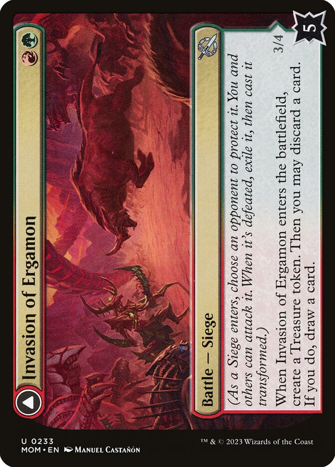 Invasão de Ergamon / Invasion of Ergamon - Magic: The Gathering - MoxLand