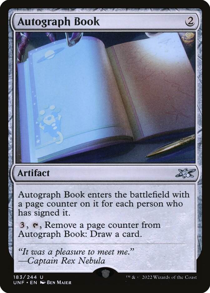 Autograph Book - Magic: The Gathering - MoxLand
