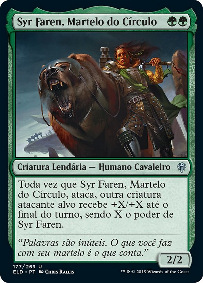 Syr Faren, Martelo do Círculo / Syr Faren, the Hengehammer - Magic: The Gathering - MoxLand